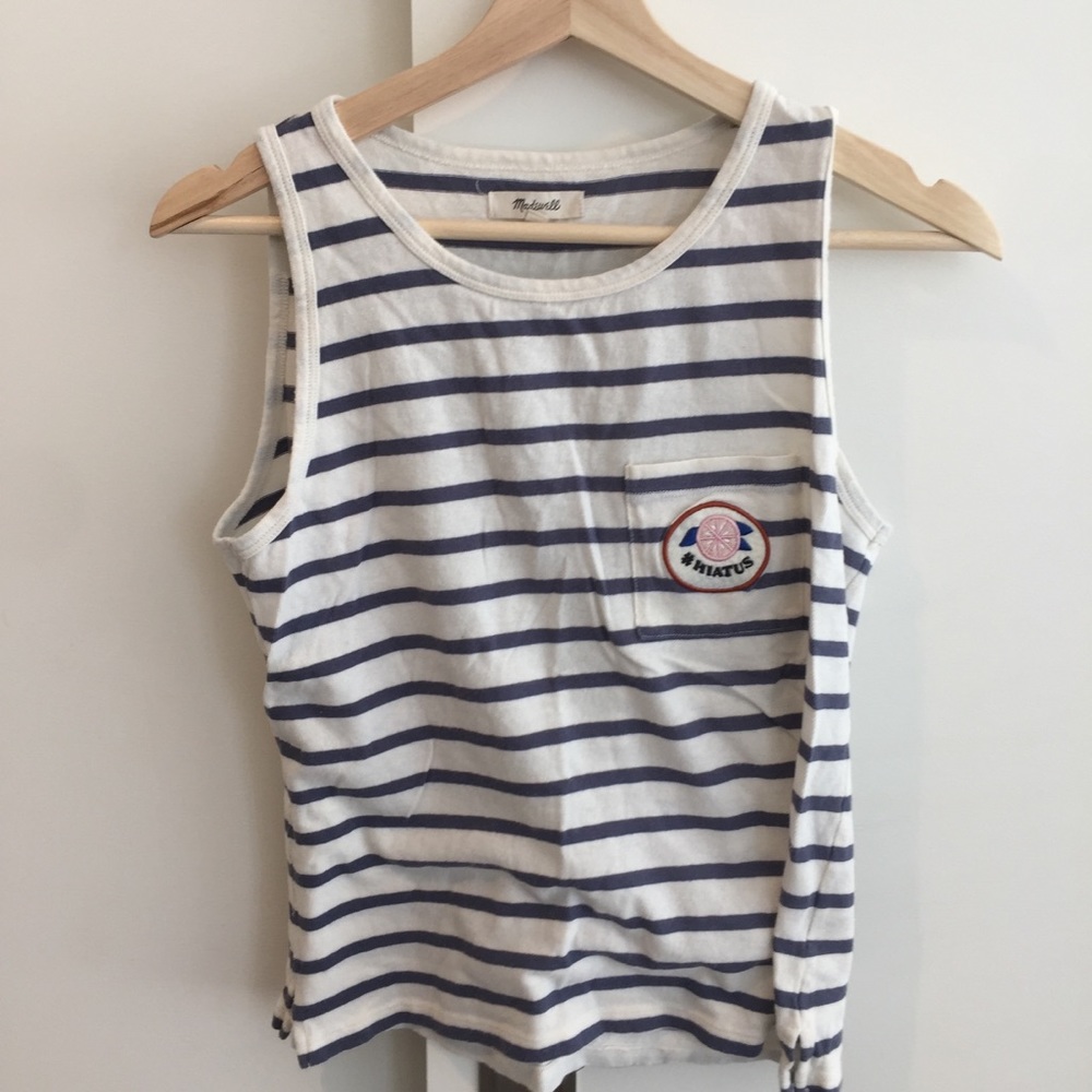 Madewell cropped tank szS